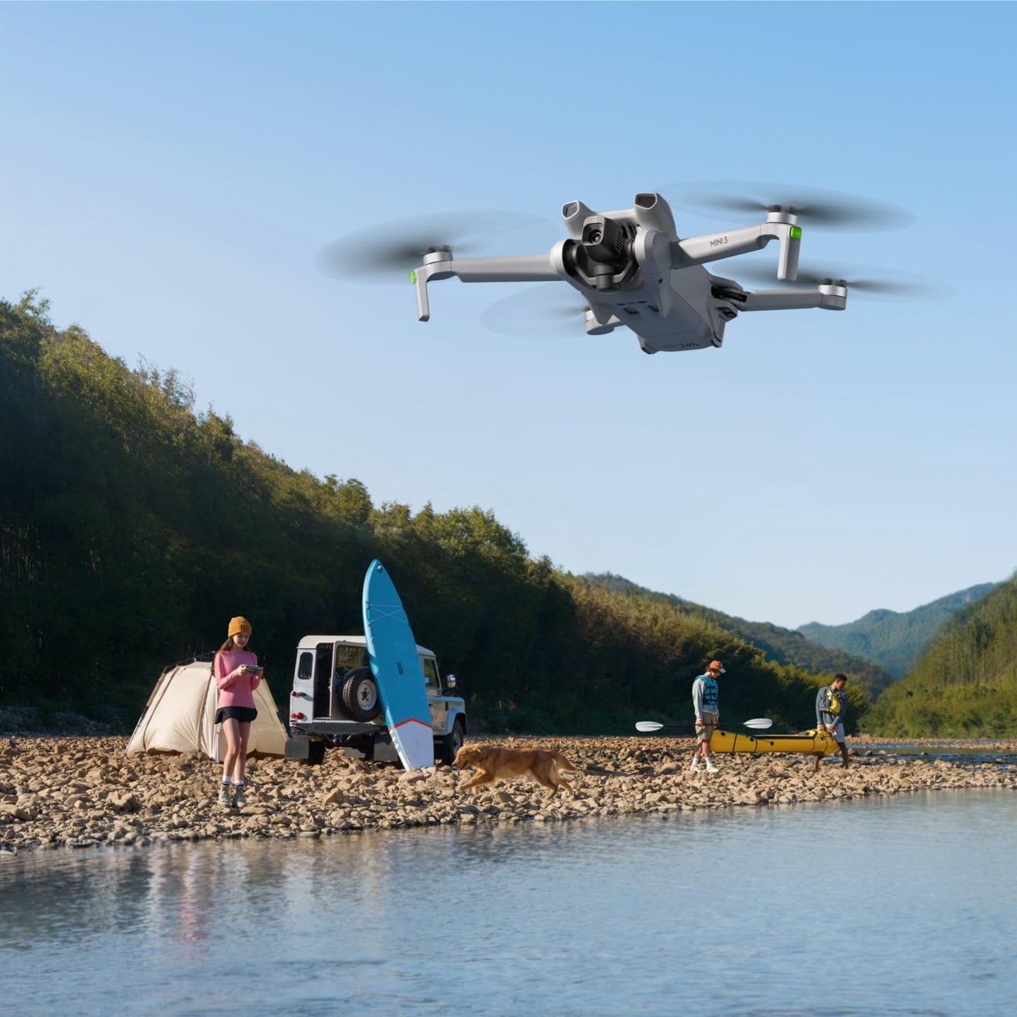 DJI Mini 3, mini drone caméra avec nacelle mécanique à 3 axes
