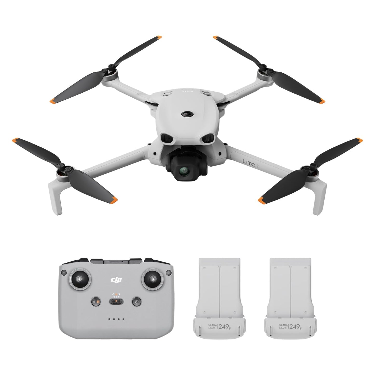 DJI Lito 1 (DJI RC-N3) Bundle 2 batteries, Version améliorée de Mini 4K