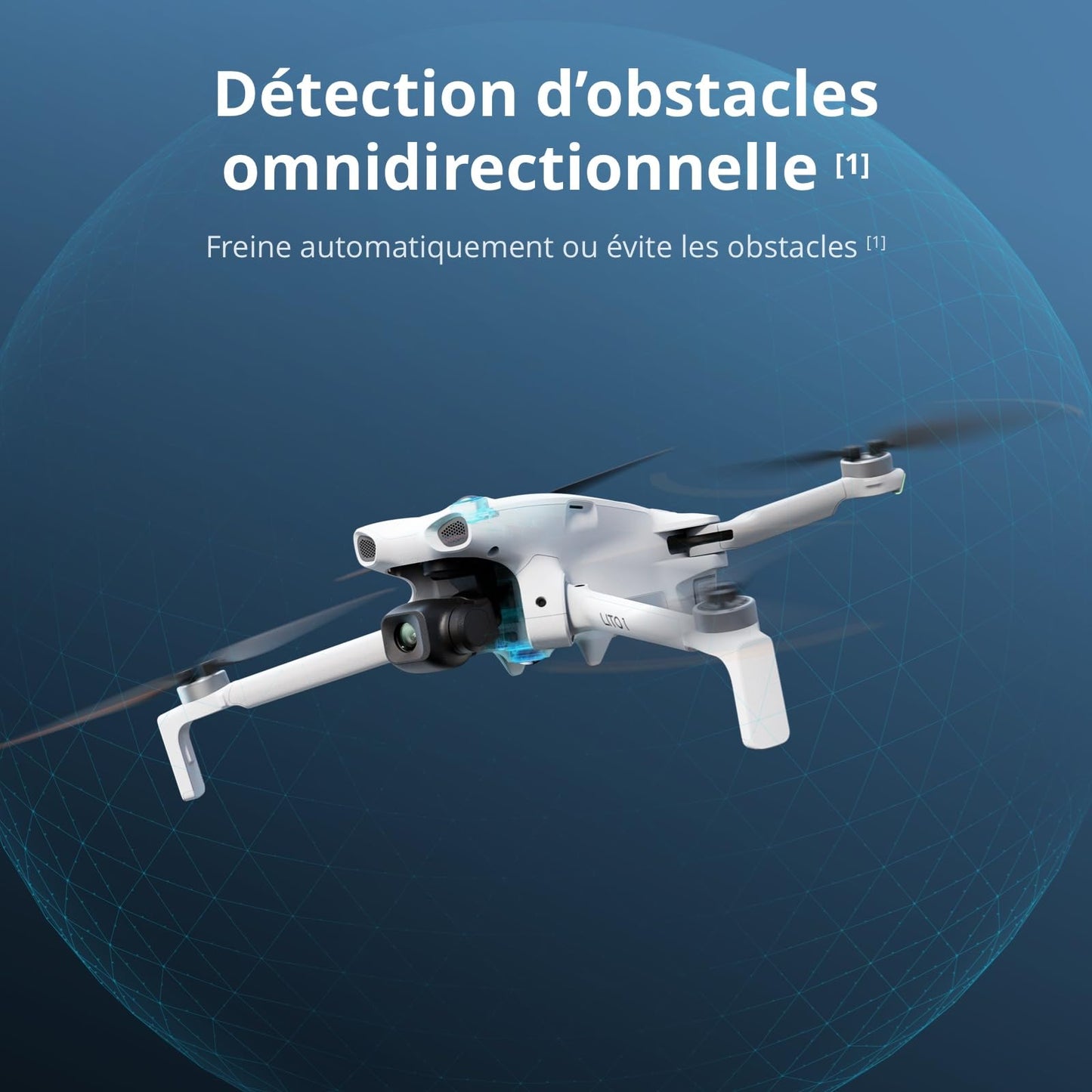 DJI Lito 1 (DJI RC-N3) Bundle 2 batteries, Version améliorée de Mini 4K
