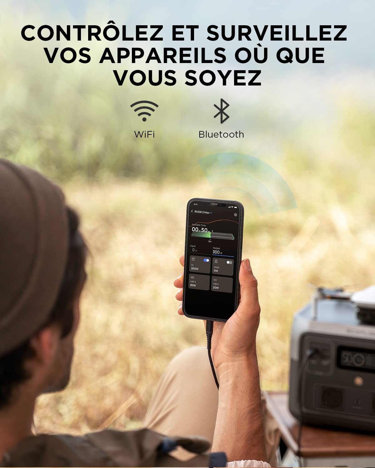 Station électrique portable ECOFLOW RIVER 2 MAX 512 Wh (Reconditionné)
