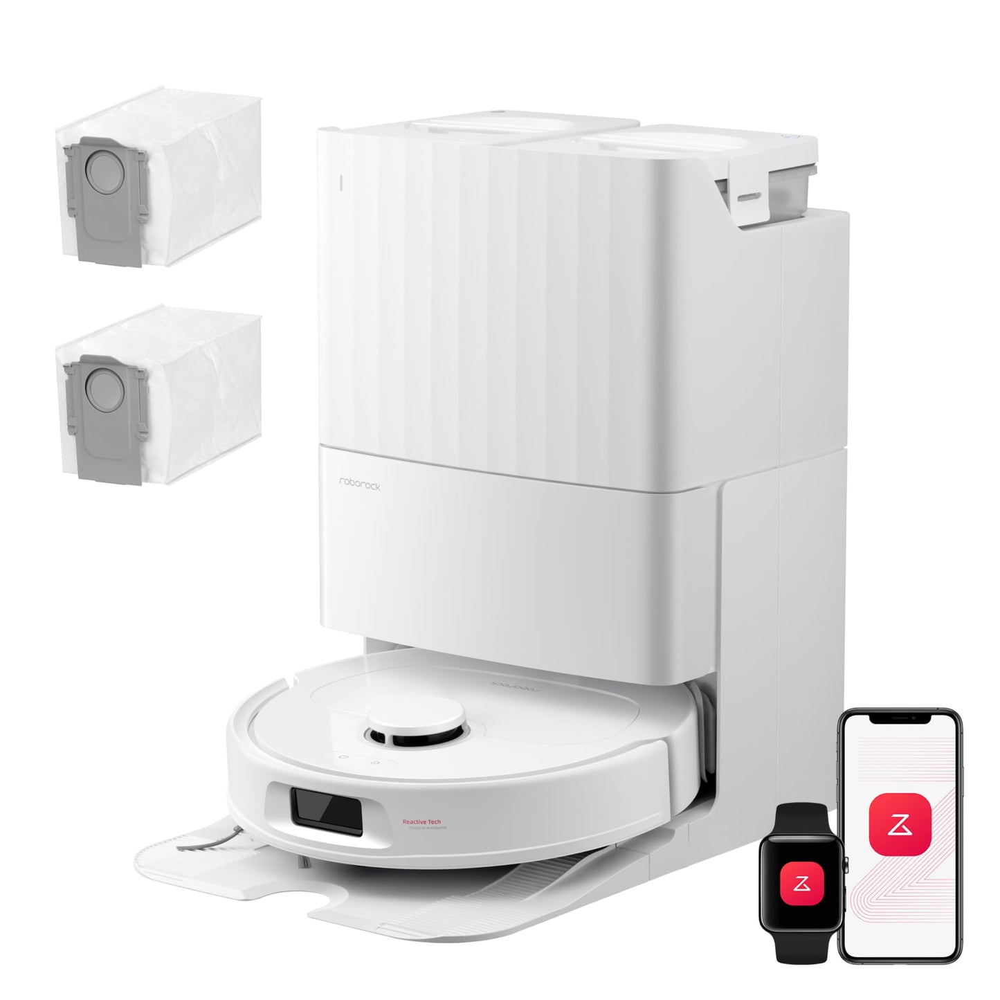 roborock Qrevo S Pro Set Robot Aspirateur Laveur, Anti-enchevêtrements