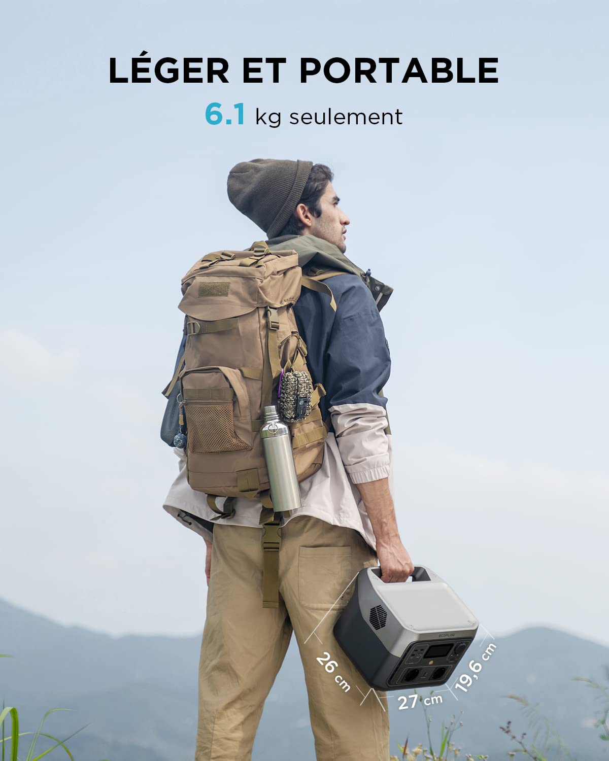 Station électrique portable ECOFLOW RIVER 2 MAX 512 Wh (Reconditionné)
