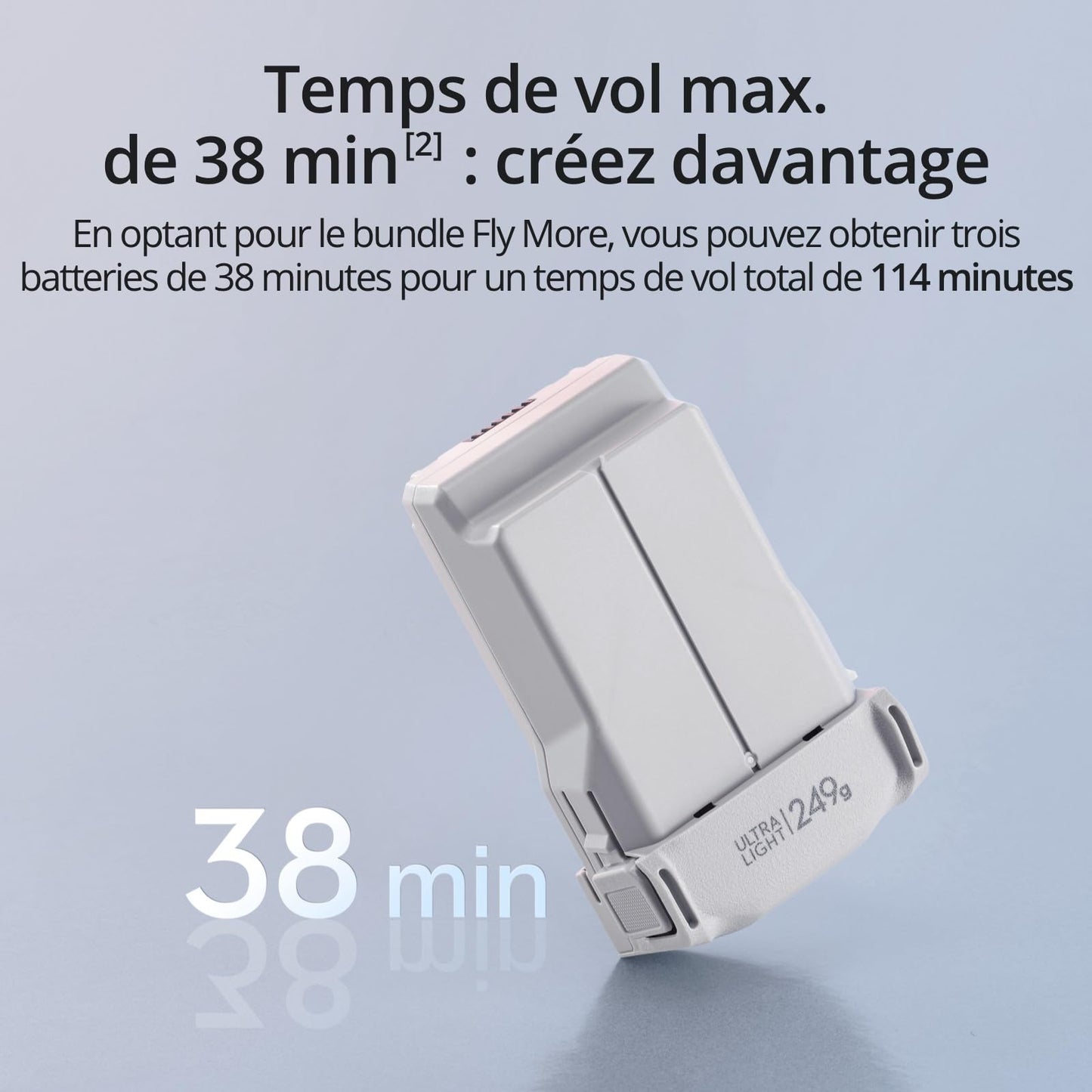 DJI Mini 3, mini drone caméra avec nacelle mécanique à 3 axes