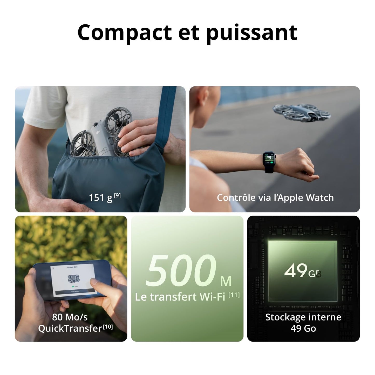 Bundle Motion Fly More DJI Neo 2 avec RC Motion 3 et Goggles N3