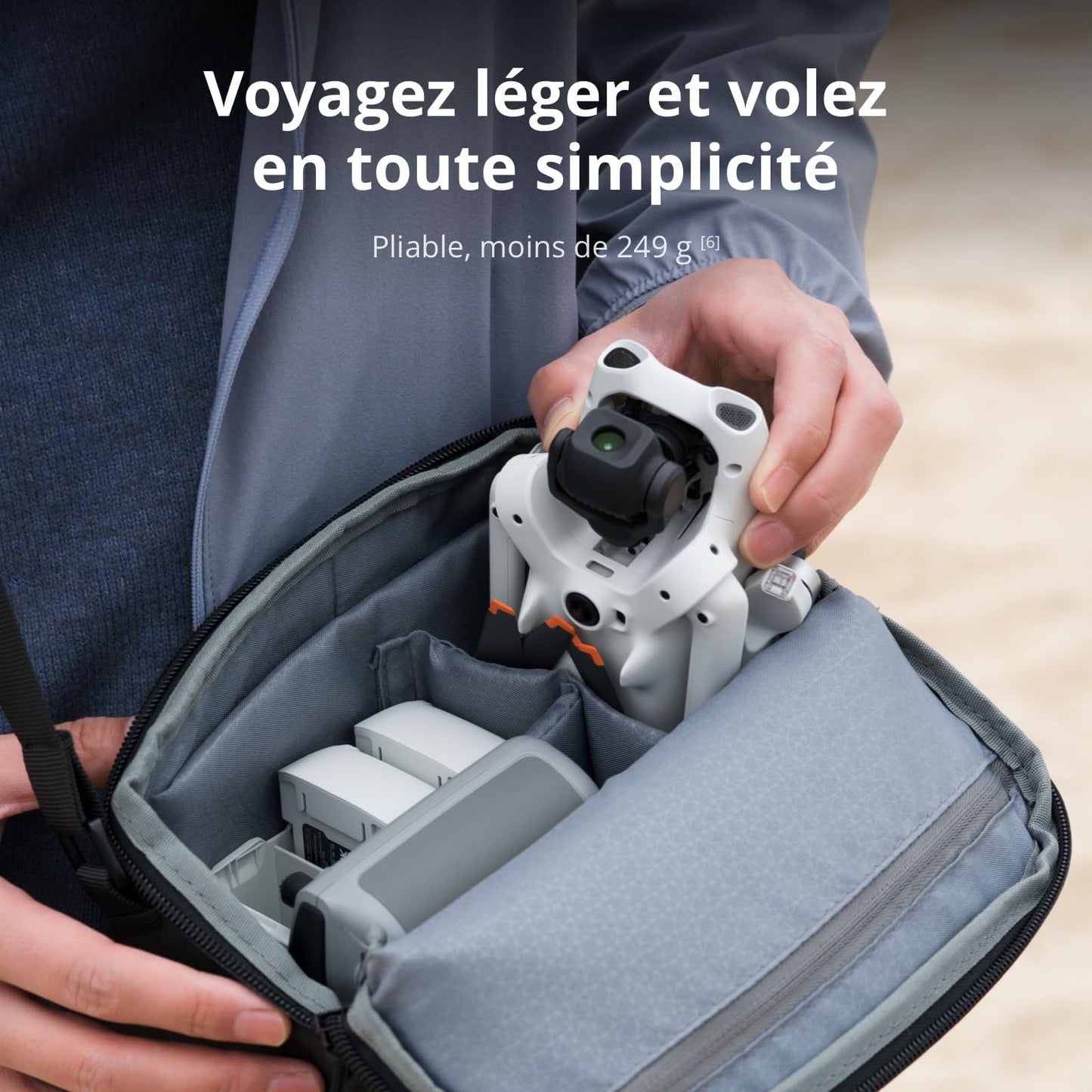 DJI Lito 1 (DJI RC-N3) Bundle 2 batteries, Version améliorée de Mini 4K