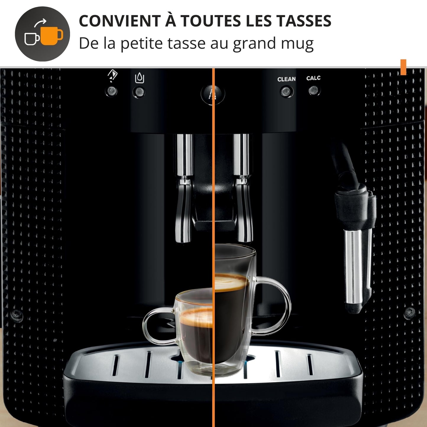 KRUPS - Machine à café grain Automatique Essential Compacte Noire - 15 bars