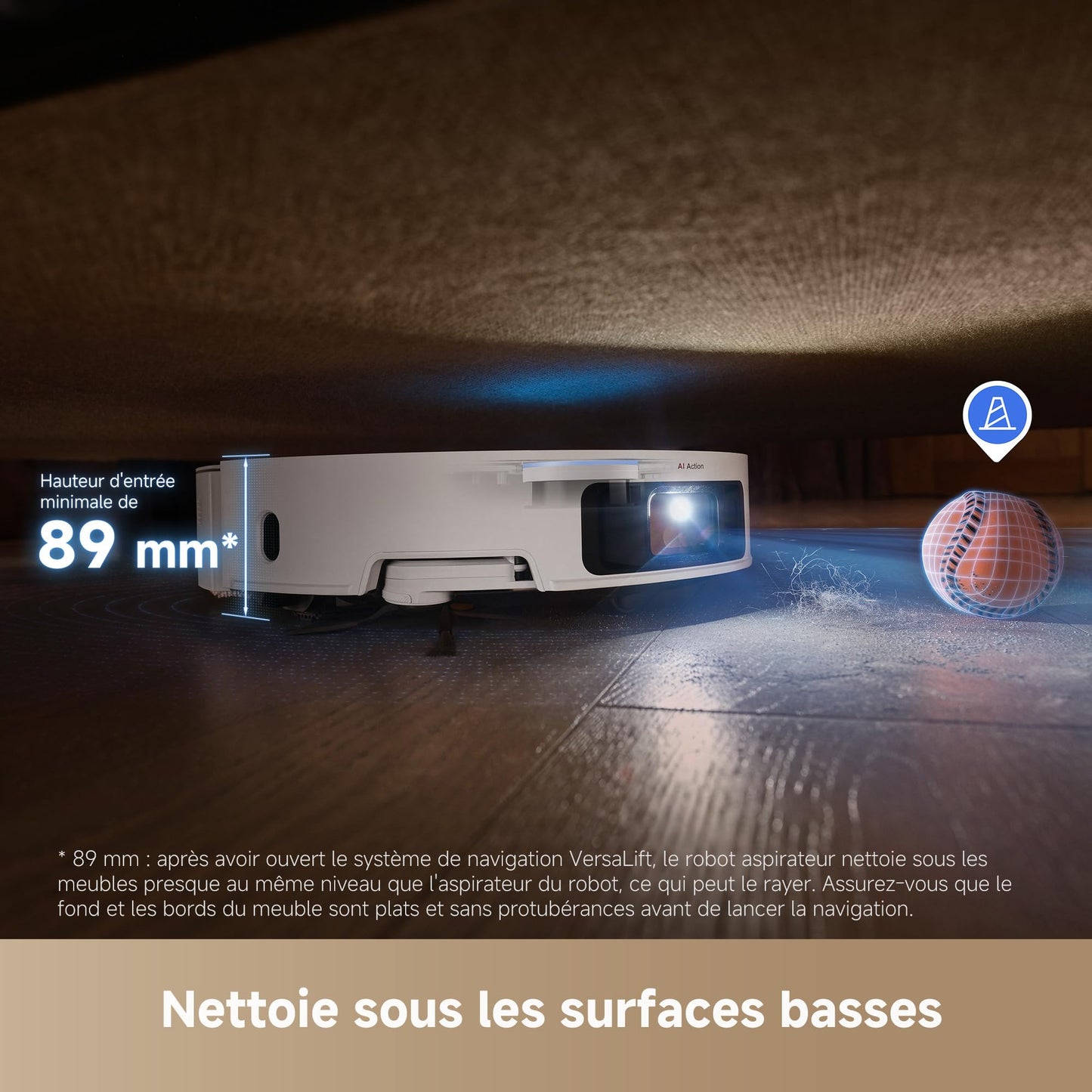 dreame X50 Ultra Complete Robot Aspirateur avec Station, 20 000 Pa