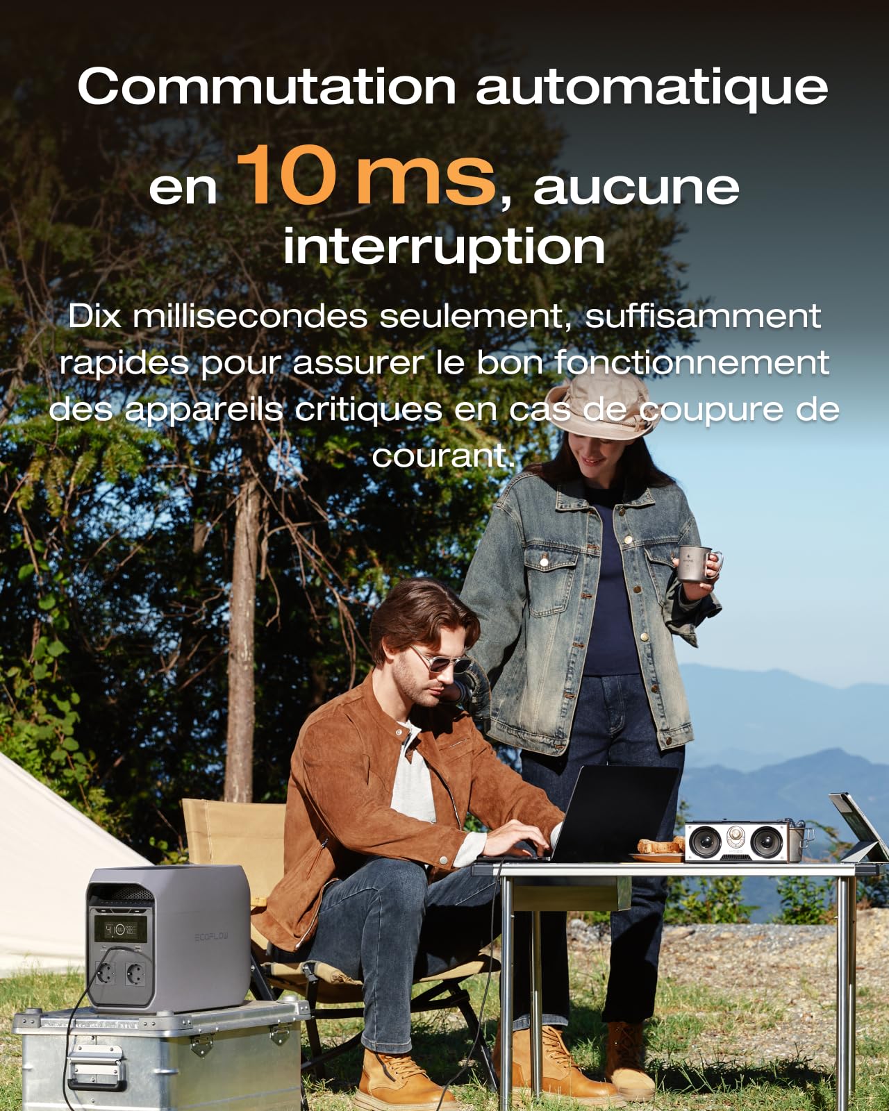 Station électrique portable ECOFLOW DELTA 3 Classic 1024Wh, Batterie LFP